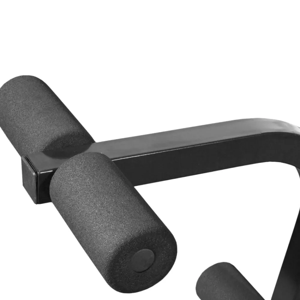 vidaXL Fitness Y Musculación-Banco de pesas negro