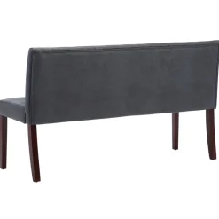 vidaXL Bancos-Banco de piel de ante artificial 148,5 cm