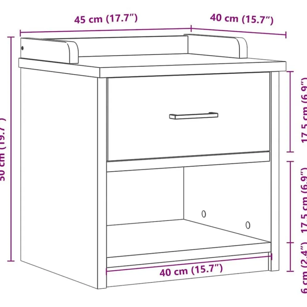 vidaXL Bancos-Banco de recibidor SANDNES madera maciza de pino 45x40x50 cm