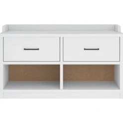 vidaXL Bancos-Banco de recibidor SANDNES madera maciza pino 87x40x50cm