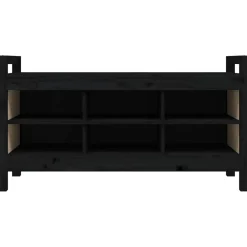 vidaXL Bancos-Banco de recibidor madera maciza de pino 110x40x60 cm