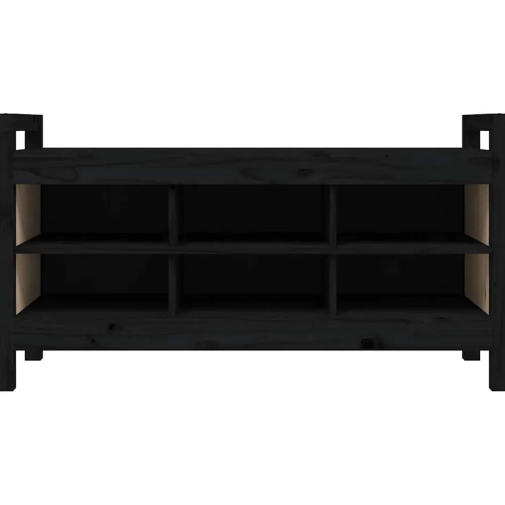vidaXL Bancos-Banco de recibidor madera maciza de pino 110x40x60 cm