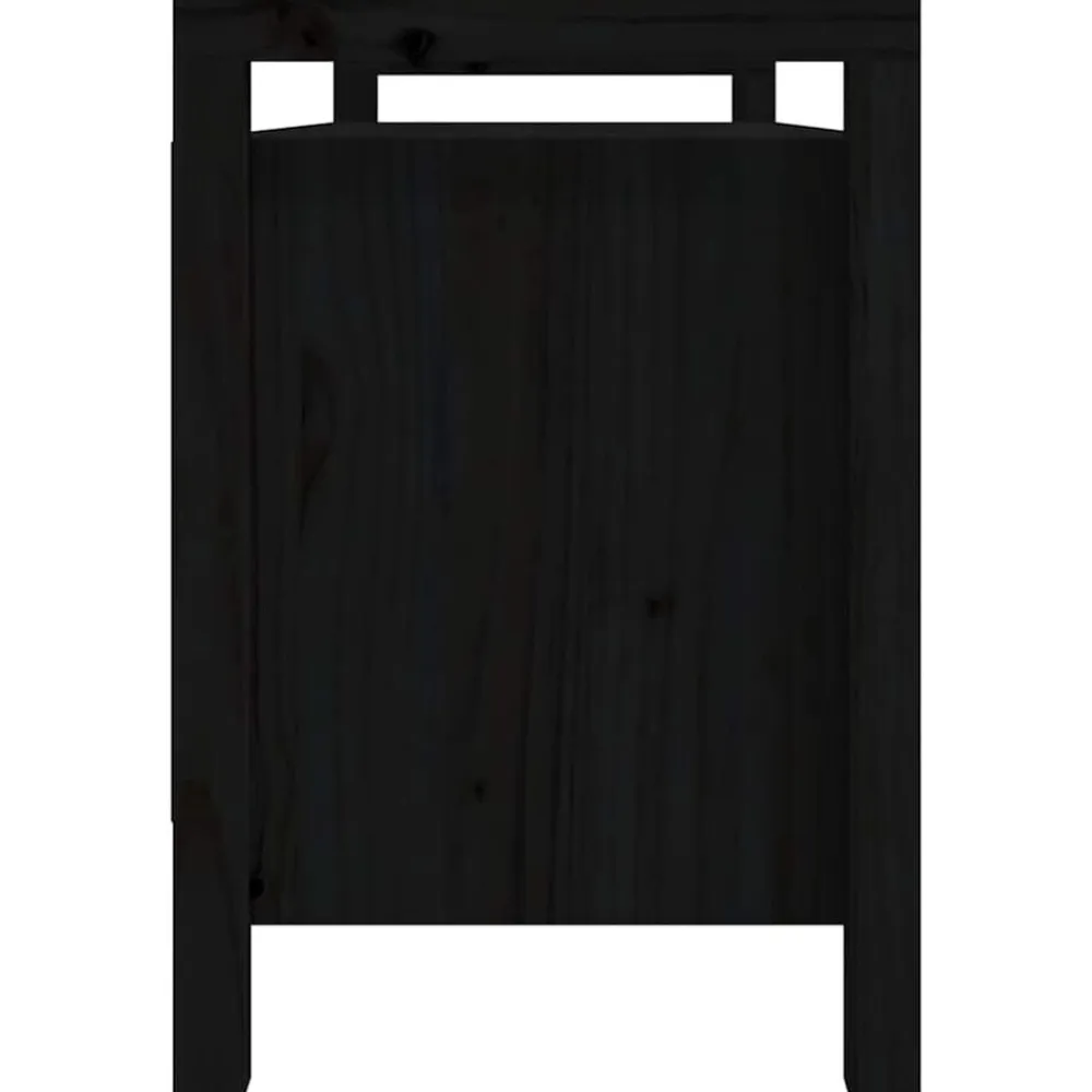 vidaXL Bancos-Banco de recibidor madera maciza de pino 110x40x60 cm
