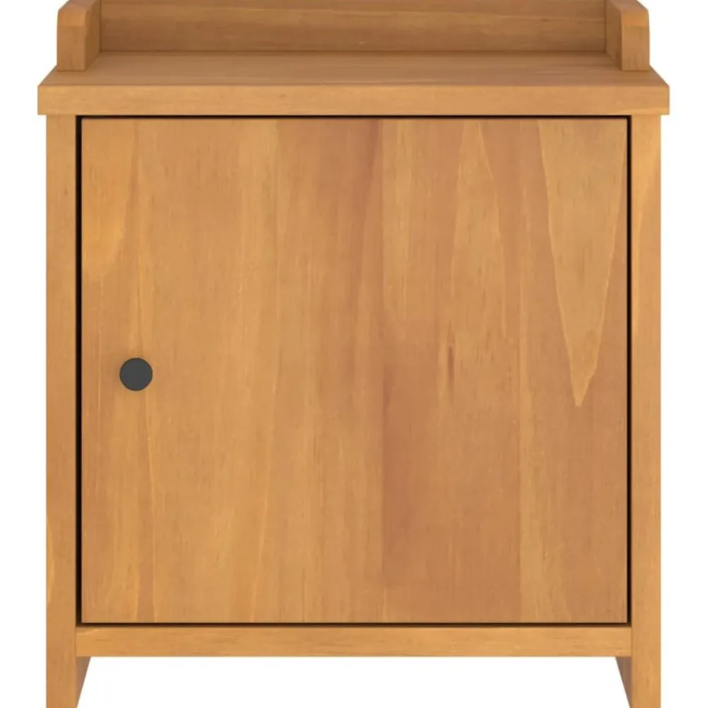 vidaXL Bancos-Banco de recibidor SANDNES madera maciza de pino 45x40x50 cm