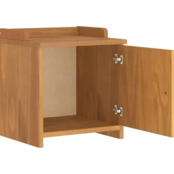 vidaXL Bancos-Banco de recibidor SANDNES madera maciza de pino 45x40x50 cm
