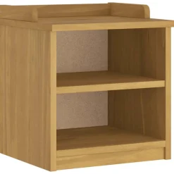 vidaXL Bancos-Banco de recibidor SANDNES madera maciza de pino 45x40x50 cm