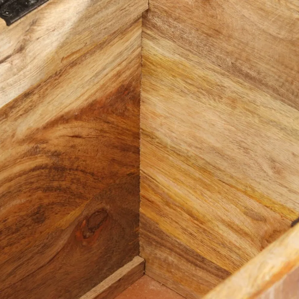 vidaXL Banco de recibidor madera maciza de mango 103x33x72 cm