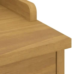 vidaXL Banco de recibidor SANDNES madera maciza de pino 45x40x50 cm Acabado de nogal Hot