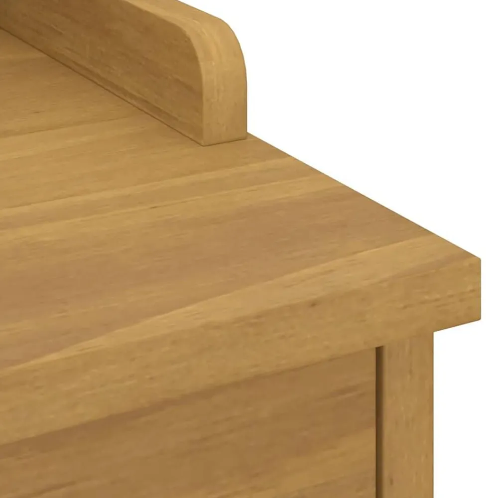 vidaXL Banco de recibidor SANDNES madera maciza de pino 45x40x50 cm Acabado de nogal Hot