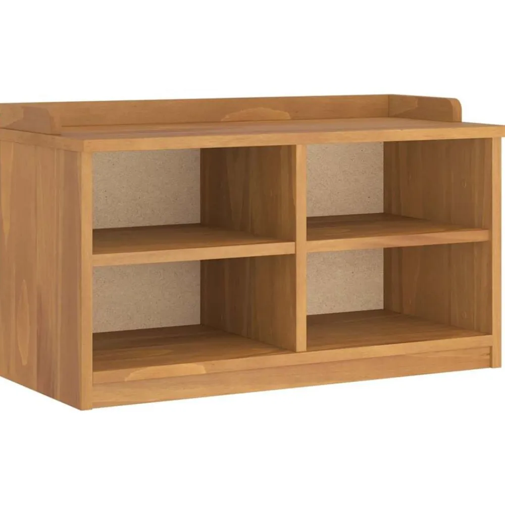 vidaXL Banco de recibidor SANDNES madera maciza de pino 87x40x50 cm Acabado de acacia Hot