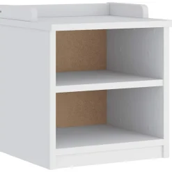 vidaXL Bancos-Banco de recibidor SANDNES madera maciza pino 45x40x50cm