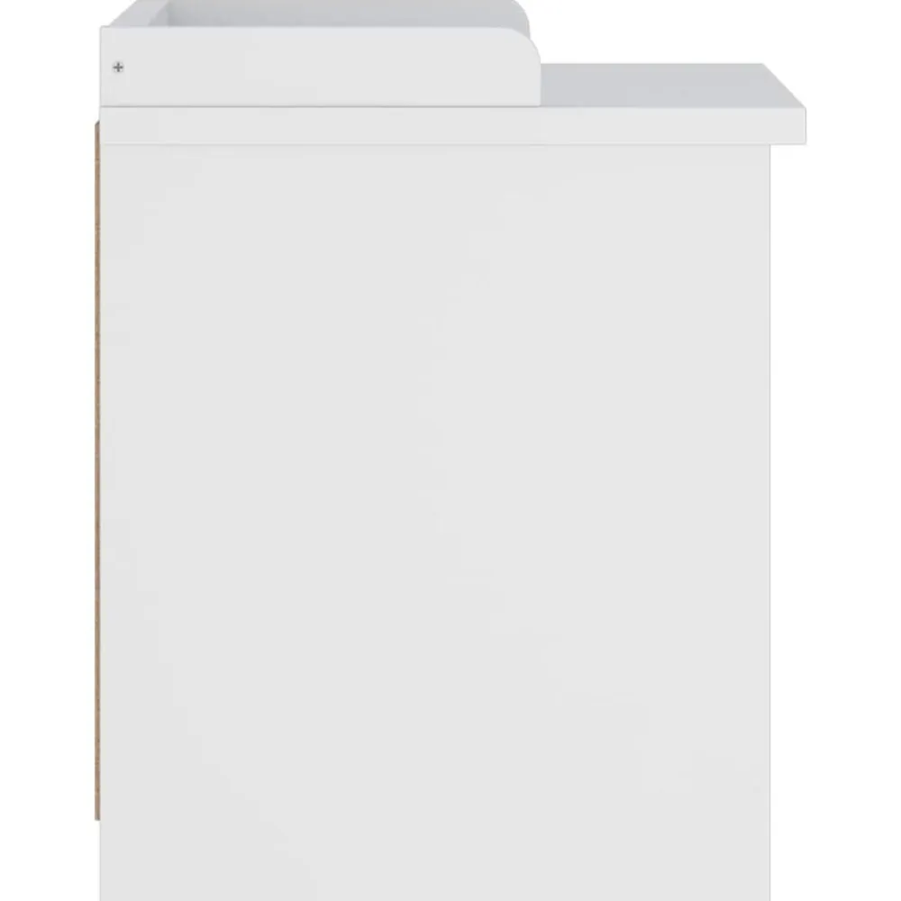 vidaXL Bancos-Banco de recibidor SANDNES madera maciza pino 45x40x50cm