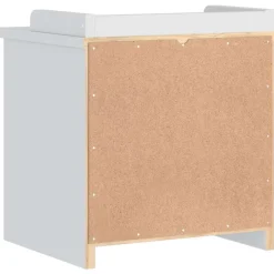 vidaXL Bancos-Banco de recibidor SANDNES madera maciza pino 45x40x50cm