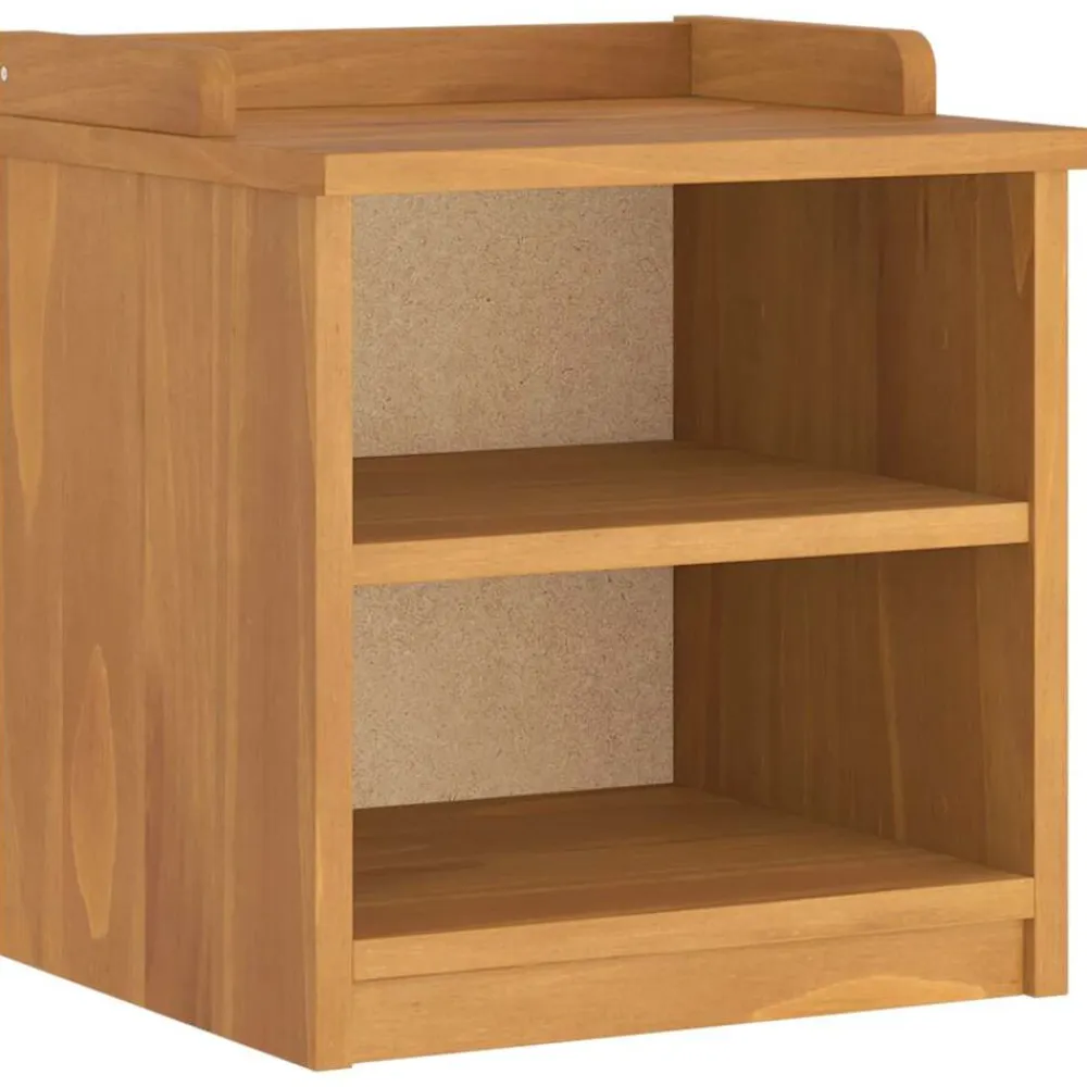 vidaXL Bancos-Banco de recibidor SANDNES madera maciza de pino 45x40x50 cm