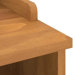 vidaXL Bancos-Banco de recibidor SANDNES madera maciza de pino 45x40x50 cm