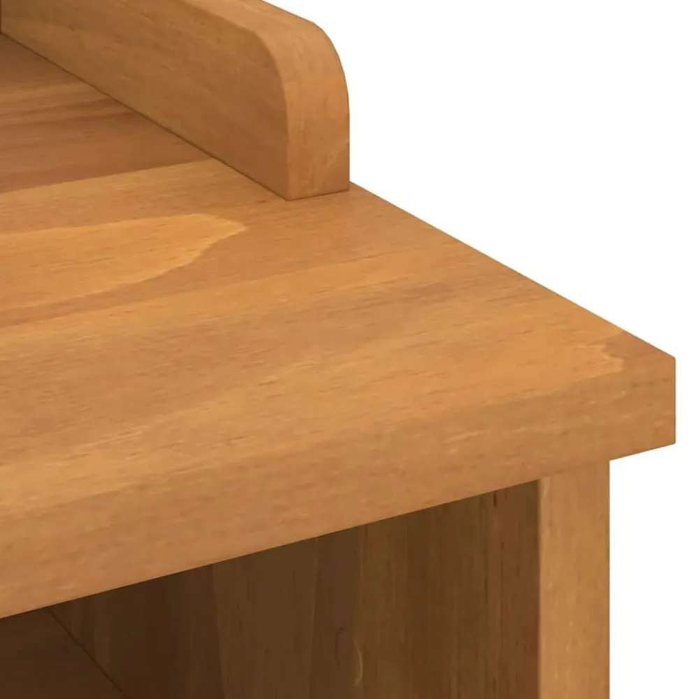 vidaXL Bancos-Banco de recibidor SANDNES madera maciza de pino 45x40x50 cm
