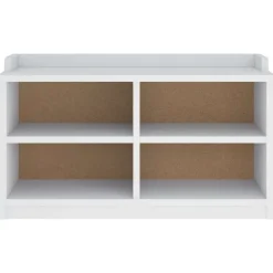 vidaXL Bancos-Banco de recibidor SANDNES madera maciza pino 87x40x50cm