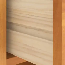 vidaXL Bancos-Banco de recibidor SANDNES madera maciza de pino 87x40x50 cm