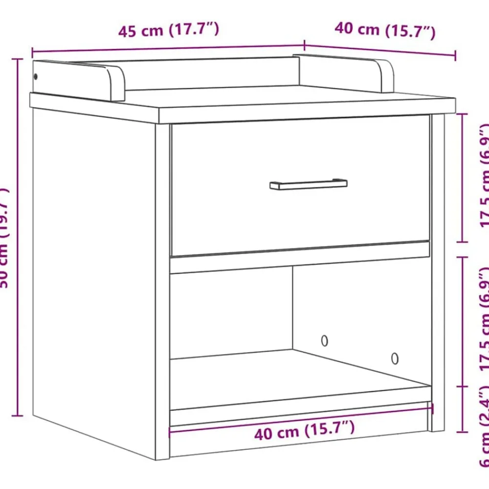 vidaXL Bancos-Banco de recibidor SANDNES madera maciza de pino 45x40x50 cm