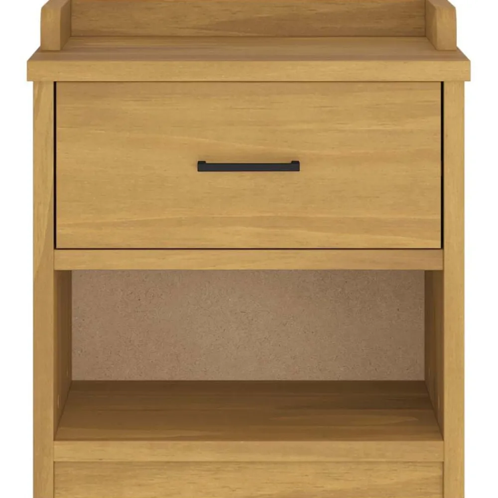 vidaXL Bancos-Banco de recibidor SANDNES madera maciza de pino 45x40x50 cm