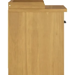 vidaXL Bancos-Banco de recibidor SANDNES madera maciza de pino 45x40x50 cm
