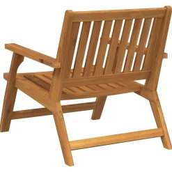 vidaXL Banco de Relax 2 pcs Marrón Madera de Acacia Sólida Online