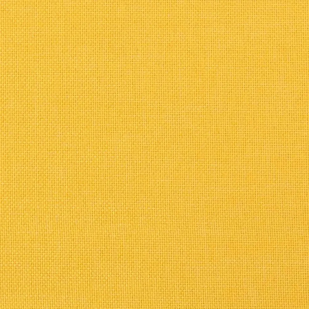 vidaXL Banco de tela amarillo 70x35x41 cm Amarillo claro Sale