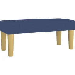 vidaXL Banco de tela 70x30x30 cm Azul New