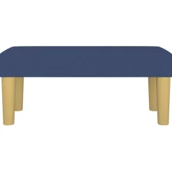 vidaXL Banco de tela 70x30x30 cm Azul New