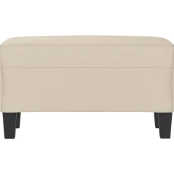 vidaXL Bancos-Banco de tela de microfibra color 70x35x41 cm