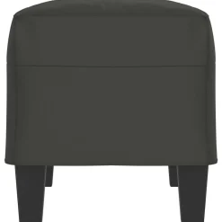 vidaXL Bancos-Banco de tela de microfibra 70x35x41 cm