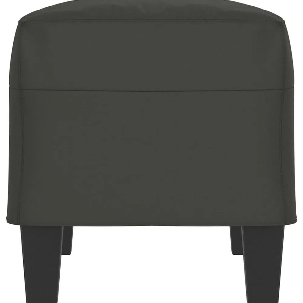 vidaXL Bancos-Banco de tela de microfibra 70x35x41 cm