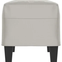 vidaXL Bancos-Banco de tela de microfibra 70x35x41 cm