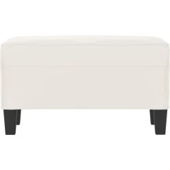 vidaXL Bancos-Banco de tela de microfibra 70x35x41 cm