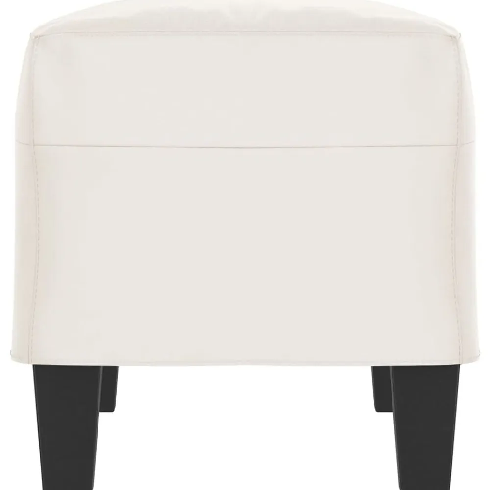 vidaXL Bancos-Banco de tela de microfibra 70x35x41 cm