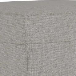 vidaXL Banco de tela 70x35x41 cm Gris claro Outlet