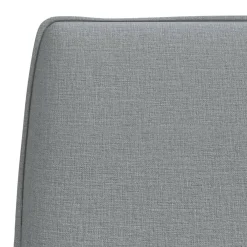 vidaXL Banco de tela 100x75x76 cm Gris claro Sale