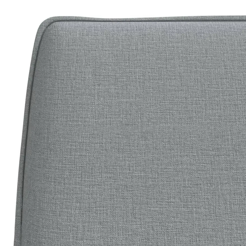 vidaXL Banco de tela 100x75x76 cm Gris claro Sale
