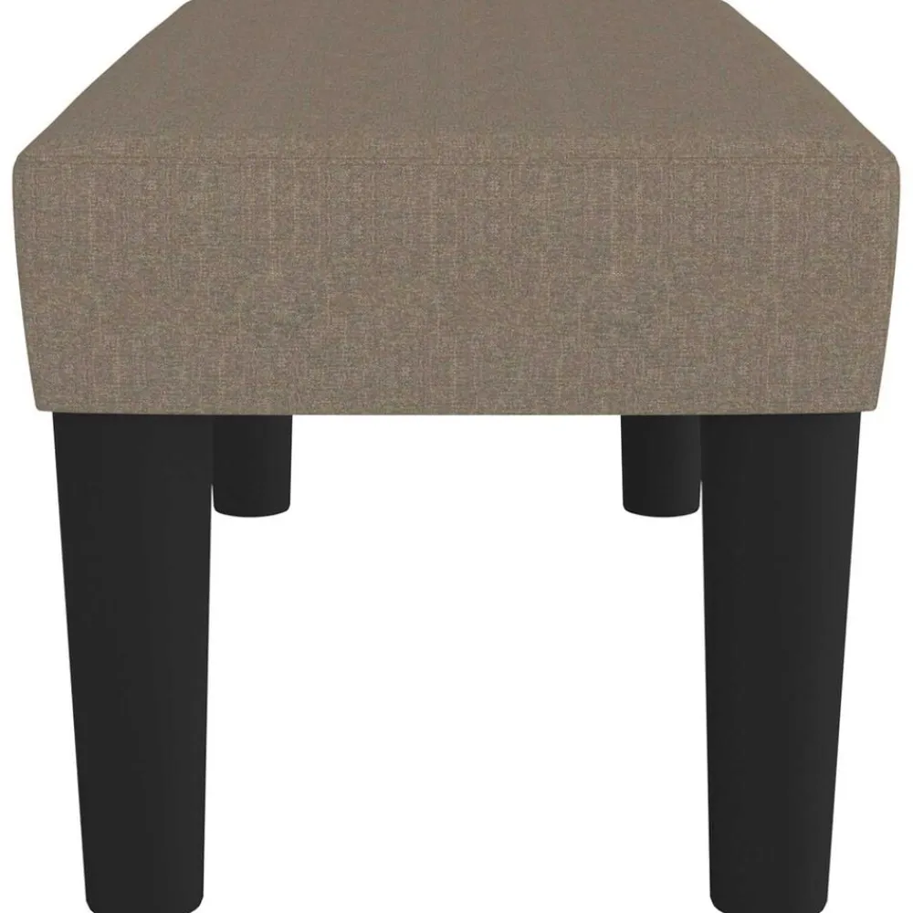 vidaXL Bancos-Banco de tela gris taupe 70x30x30 cm
