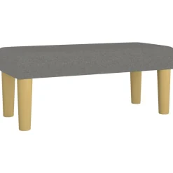 vidaXL Banco de tela 70x30x30 cm Gris oscuro New