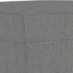 vidaXL Banco de tela 70x35x41 cm Gris oscuro Discount