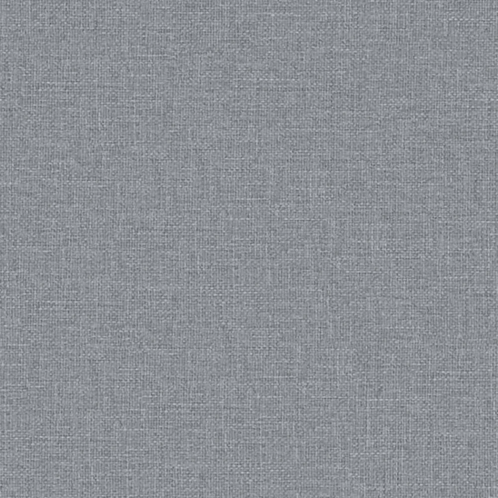vidaXL Banco de tela 100x64x80 cm Gris claro New