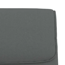 vidaXL Banco de tela 100x64x80 cm Gris oscuro Best