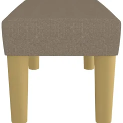 vidaXL Bancos-Banco de tela gris taupe 70x30x30 cm