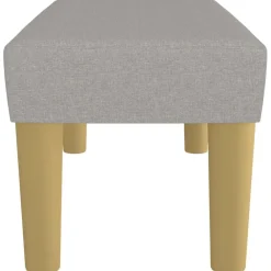 vidaXL Banco de tela 70x30x30 cm Gris claro Sale