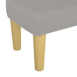 vidaXL Banco de tela 70x30x30 cm Gris claro Sale