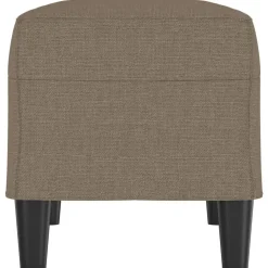 vidaXL Bancos-Banco de tela gris taupe 70x35x41 cm