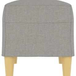 vidaXL Banco de tela 70x35x41 cm Gris claro Sale