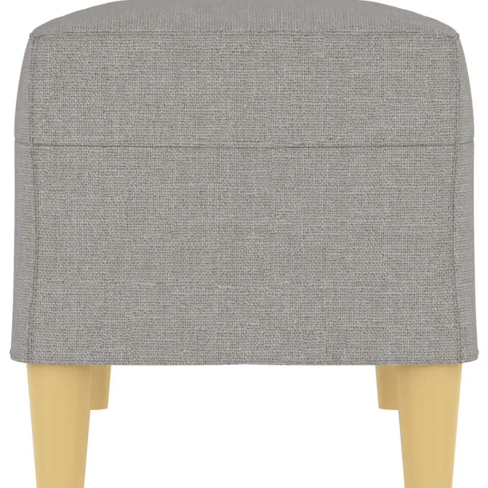 vidaXL Banco de tela 70x35x41 cm Gris claro Sale