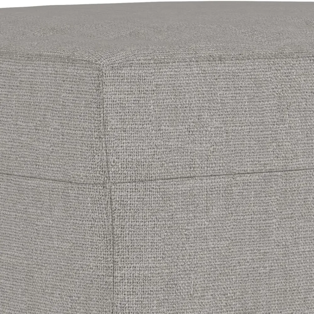 vidaXL Banco de tela 70x35x41 cm Gris claro Sale